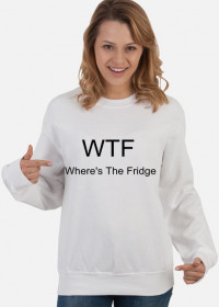 WTF Where's The Fridge (biała i szara)
