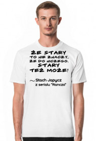 Stary też może! - Koszulka męska