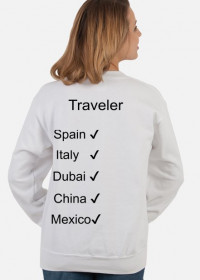Traveler bluza (biała, szara)