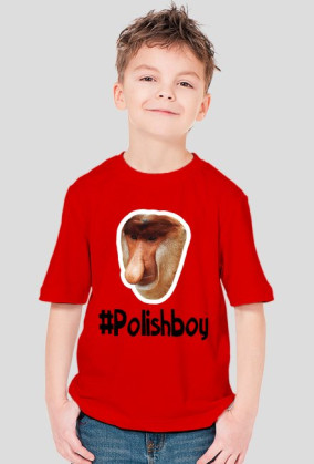 Koszulka dla chłopca #Polishboy