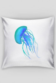 Poduszka meduza niebieska