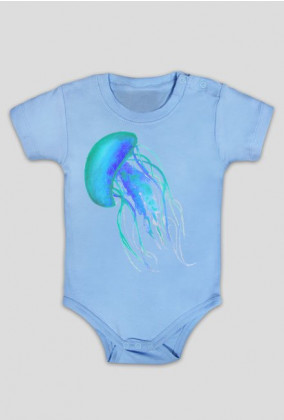 Body meduza niebieska