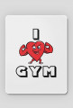 Podkładka - I LOVE GYM