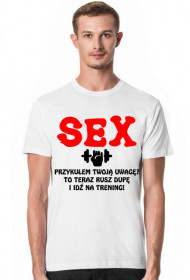 Koszulka Męska - SEX