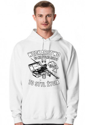 Bluza z kapturem na prezent dla wędkarza - Styl życia