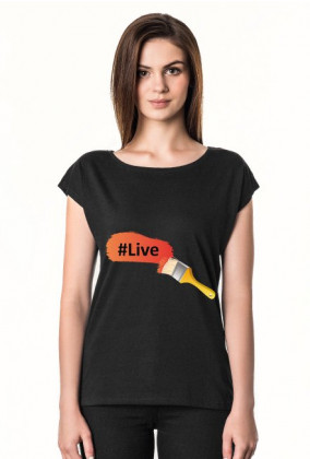 MamHash - T-shirt - Koszulka damska Live #Live