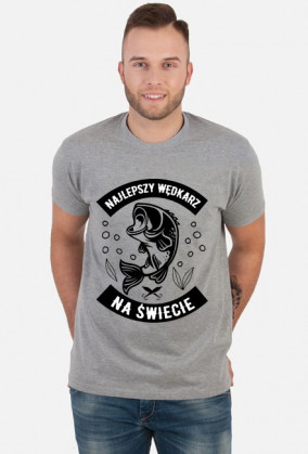 Najlepszy wędkarz na świecie koszulka na prezent