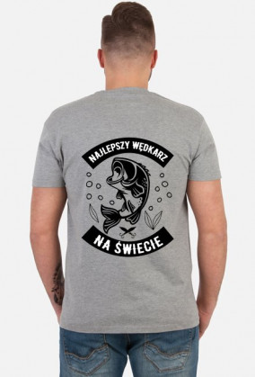 Najlepszy wędkarz koszulka na prezent