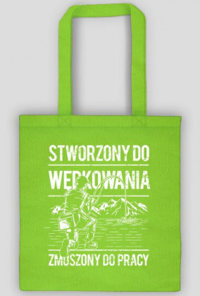 Stworzony do wędkowania, zmuszony do pracy - Torba na ryby