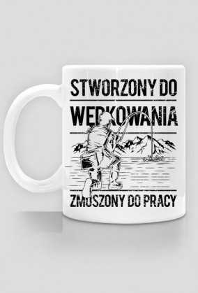 Śmieszny kubek dla wędkarza na prezent