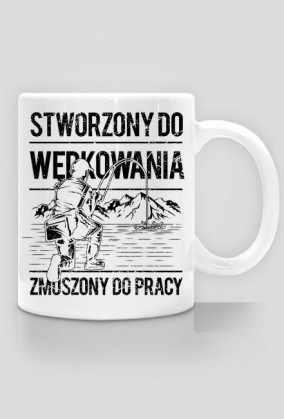 Śmieszny kubek dla wędkarza na prezent