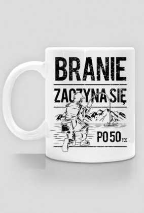 Kubek dla wędkarza po 50'tce