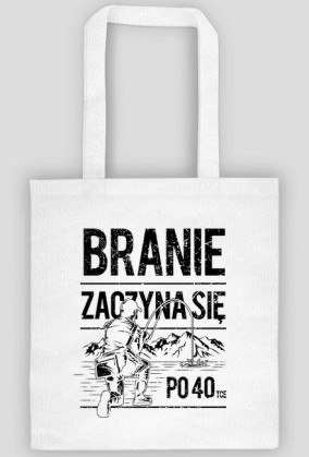 40 urodziny - Prezent dla wędkarza (Torba)