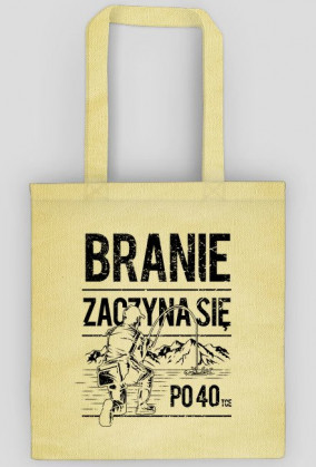 40 urodziny - Prezent dla wędkarza (Torba)