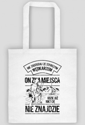 Śmieszny prezent dla wędkarza - Torba