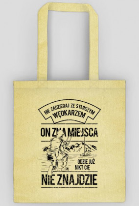 Śmieszny prezent dla wędkarza - Torba