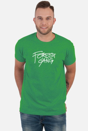 Forest Gang/Zielona/Biały_Napis