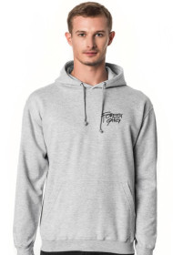 Forest Gang/Szara_Kaptur/Czarny_Napis