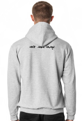 Forest Gang/Szara_Kaptur/Czarny_Napis