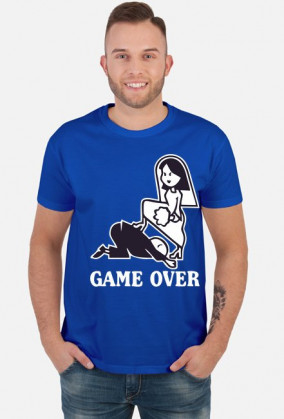 Koszulka Game Over Czarna