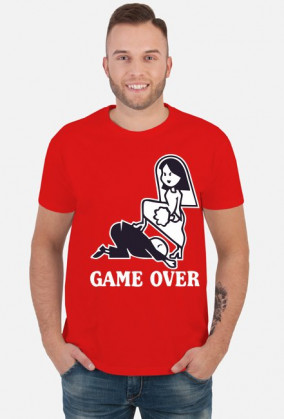 Koszulka Game Over Czarna