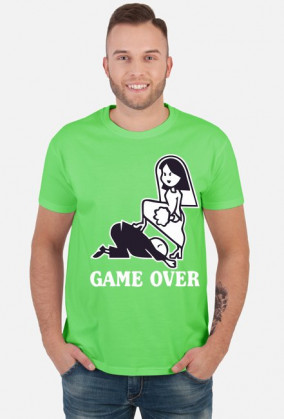 Koszulka Game Over Czarna