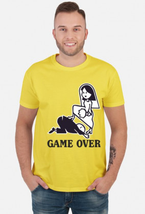 Koszulka Game Over biała
