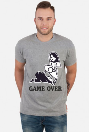 Koszulka Game Over biała