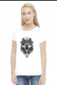 Wolves t-shirt damski white