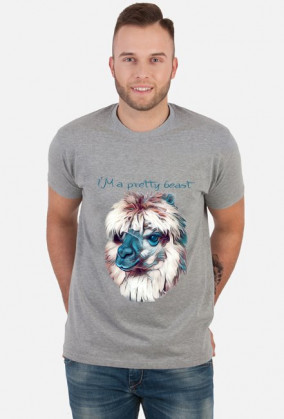 ZWARIOWANY T-SHIRT CRAZY ALPACA - rózne kolory