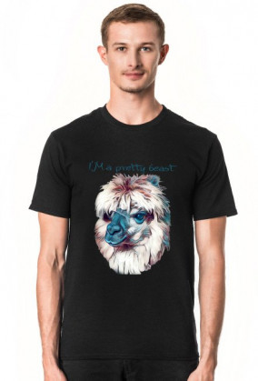 ZWARIOWANY T-SHIRT CRAZY ALPACA - rózne kolory