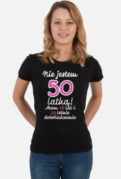 Koszulka okolicznościowa prezent 50 lat damska