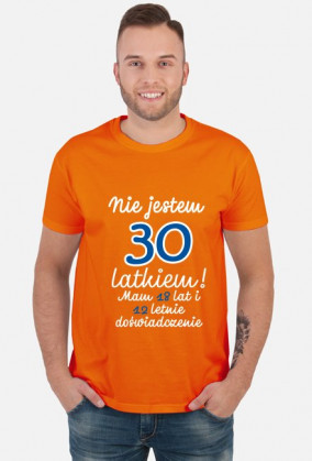 Koszulka okolicznościowa prezent 30 lat męska