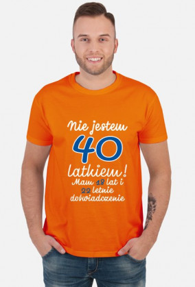 Koszulka okolicznościowa prezent 40 lat męska