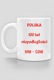 Kubek 100 lat niepodległości Polski
