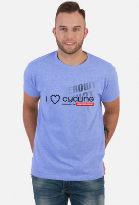 Koszulka Rowerzysty "I LOVE CYCLING 2019" Jasne Kolory