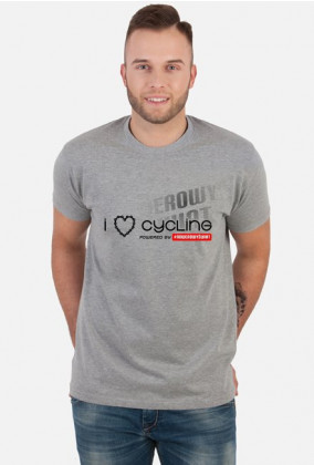 Koszulka Rowerzysty "I LOVE CYCLING 2019" Jasne Kolory