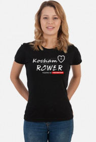 Koszulka Rowerzystki "Kocham Rower 2019" Ciemne Kolory