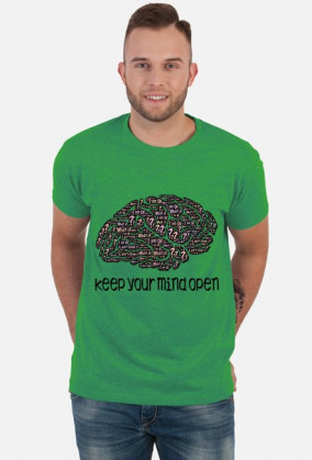 Koszulka męska - nadruk mózg