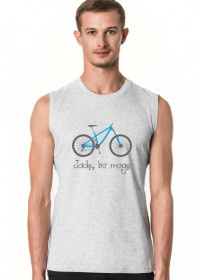 T-shirt męski - nadruk rower