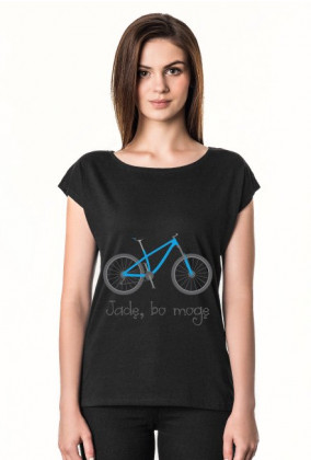 Koszulka damska - nadruk rower