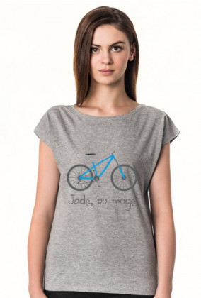 Koszulka damska - nadruk rower