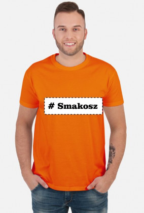 Koszulka męska - nadruk smakosz