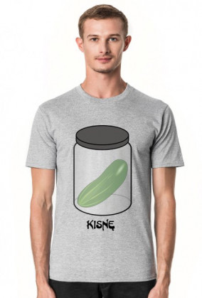 Koszulka męska - nadruk ogórek