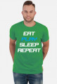 Koszulka Eat Play Sleep Repeat czarna