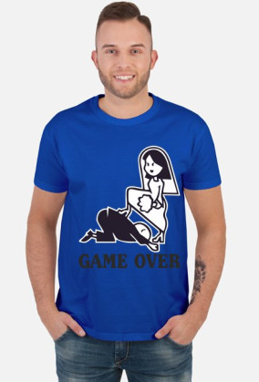 Koszulka Game Over biała