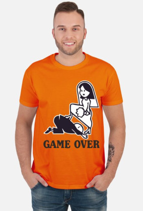 Koszulka Game Over biała