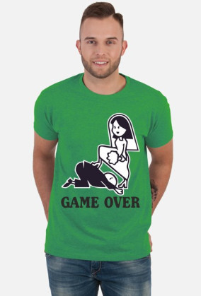 Koszulka Game Over biała