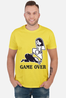 Koszulka Game Over biała