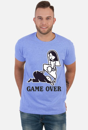 Koszulka Game Over biała